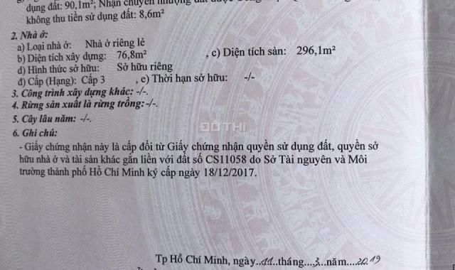 Cần bán nhà mặt tiền Hiệp Thành 45, Quận 12, TP. HCM, LH: 0898153778