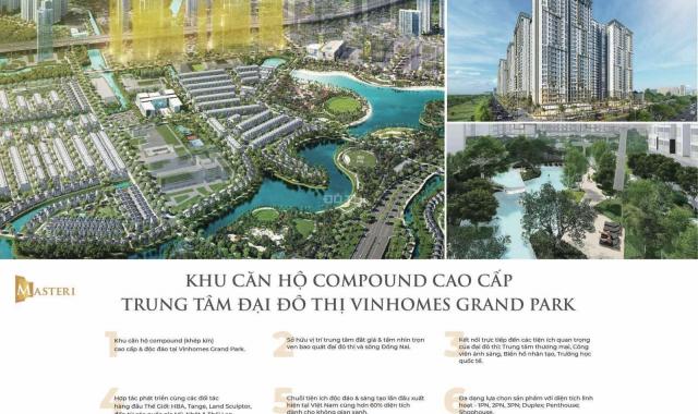 Masteri Centre Point - Khu căn hộ compound ngay trung tâm KĐT thông minh Vinhomes Grand Park Quận 9