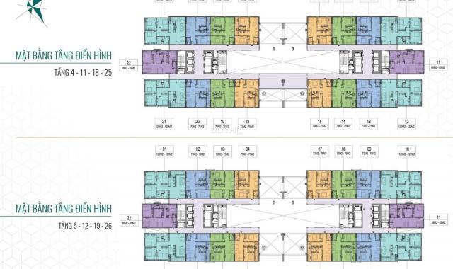 Bán căn hộ chung cư tại đường Phạm Văn Đồng, Phường Cổ Nhuế 1, Bắc Từ Liêm, Hà Nội diện tích 74m2