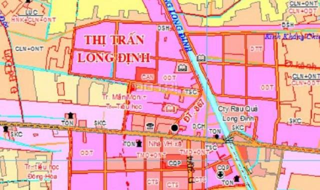 Bán nhà đất thị trấn Long Định, Châu Thành, Tiền Giang DT: 10.000m2 (1hecta), giá 12 tỷ