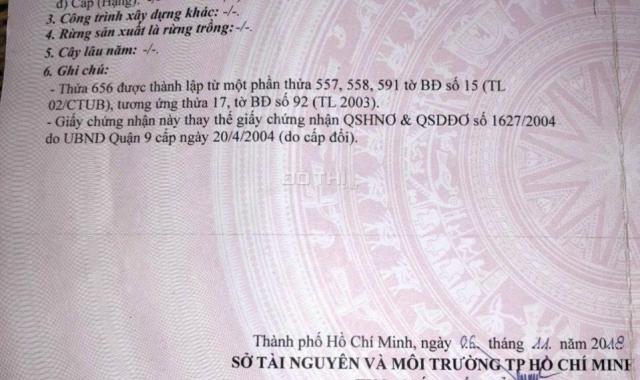 Bán gấp lô đất đẹp tại hẻm 938/8/1, Đường Nguyễn Xiển, Phường Long Bình, Quận 9