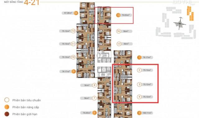 Mở bán những căn 75m2 Akari City cuối cùng lock AK4 từ chủ đầu tư Nam Long 35tr/m2