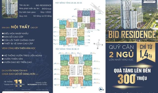 CSBH kích cầu lớn nhất và duy nhất trong năm tại dự án BID Residence - Văn Khê - Hà Đông