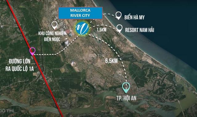 Bán đất nền dự án Mallorca River City, Điện Bàn, Quảng Nam, diện tích 150m2, giá 14.8 triệu/m2
