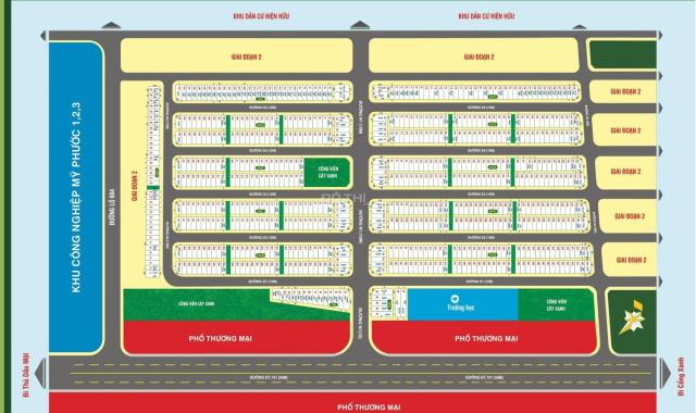 Bán đất nền dự án tại đường ĐT 741, Phường Chánh Phú Hòa, Bến Cát, Bình Dương diện tích 65m2