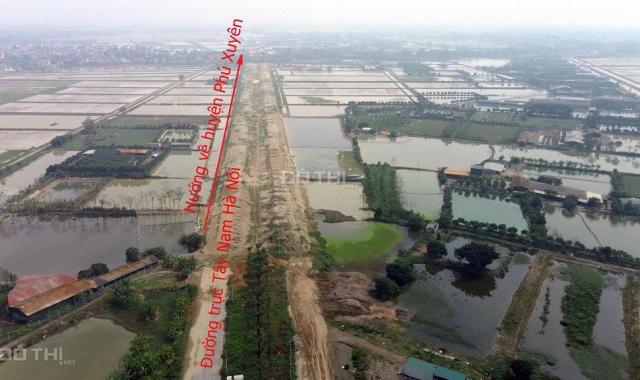 Đẹp, hiếm! Bán gấp mảnh đất cực đẹp tại Hoàng Long Phú Xuyên, ô tô tránh DT 120m2, chỉ 6,5tr/m2