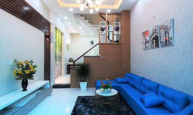 Nhà mới HXH giáp Quang Trung, G. Vấp, 4 tầng, 48m2(4x12m), tặng nội thất đẹp, 5.55 tỷ TL
