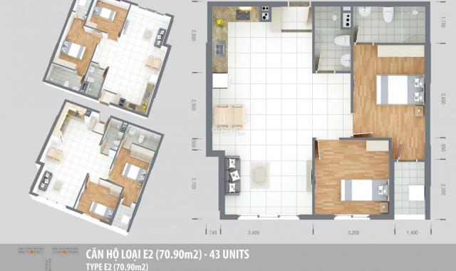 Green Town Bình Tân giá gốc cư dân bán căn hộ 2PN từ 49m đến 91.74m2