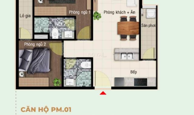 Bán căn hộ Happy One Primer Q12  ngay khu dân cư Nam Long đường Hà Huy Giap