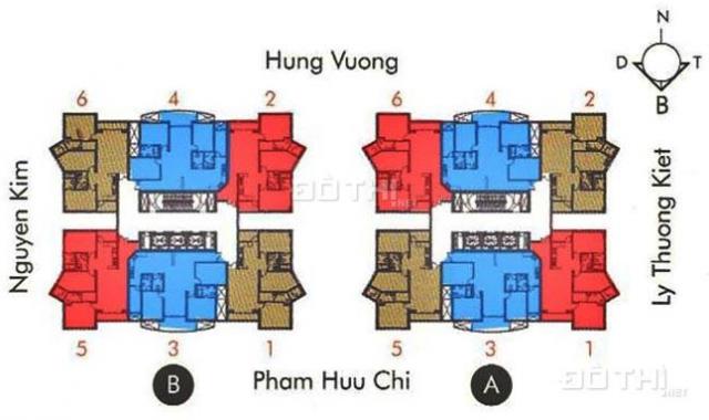 Bán căn hộ cao cấp Hùng Vương Plaza Quận 5, 129.9m2, tầng cao, đầy đủ nội thất