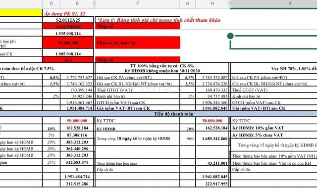 Trả trước 306 triệu nhận nhà ở ngay căn 2PN + 1 Vinhomes Smart City. Vay 80%, lãi 0% đến 30/10/2021