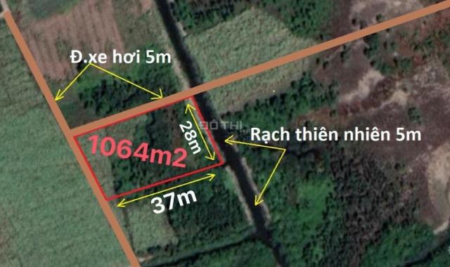 930tr có ngay 1000m2 đất làm nhà vườn đường xe hơi MT rạch lớn