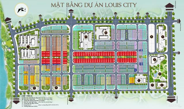 Mới nhất, độc quyền quỹ căn 50 lô liền kề và 72 lô biệt thự dự án Louis Hoàng Mai mặt đường Tân Mai