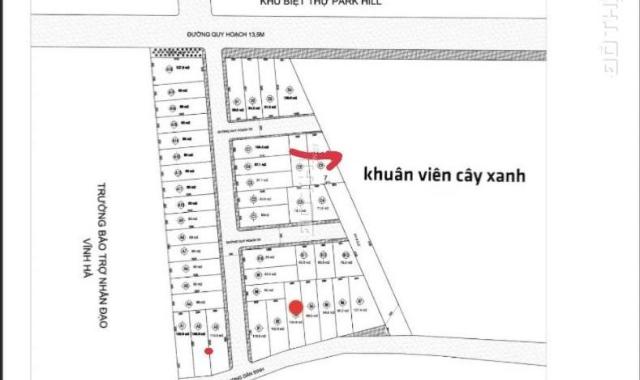 Chuyển nhượng lô liền kề dự án chung vách Park Hill Thành Công, giá 9,x triệu/m2