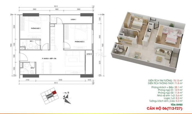 Mở bán đợt cuối bảng hàng ngoại giao giá ưu đãi tầng 8,12,16,18 dự án Rose Town 79 Ngọc Hồi