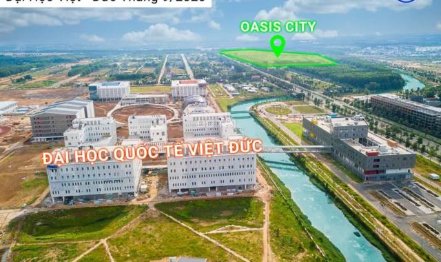 Mở bán giai đoạn F0 shophouse Oasis City Bình Dương 2 mặt tiền lớn kinh doanh