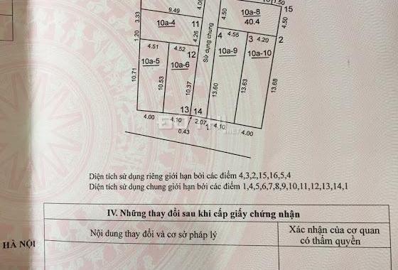 Cần bán 40,4m2 đất Vân Nội, Đông Anh, Hà Nội, gần đường 23B. Lh: 0383282685