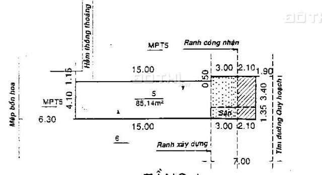 Cần bán nhà 2 mặt tiền A75/6K/26 Bạch Đằng, Phường 2, Tân Bình, giá tốt