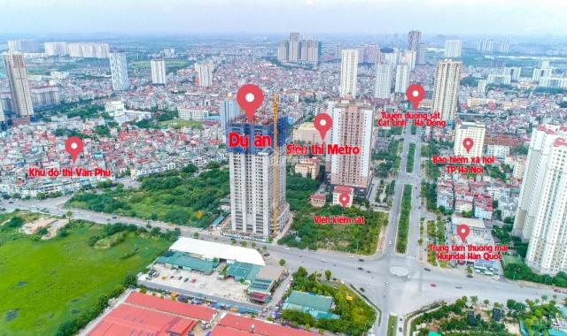 Cần bán căn 2PN, 2 WC chung cư Phú Thịnh Green Park, Hà Đông