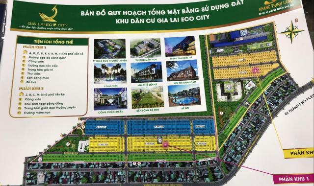 Chính chủ 4 lô liền kề đất quy hoạch thị trấn Chư Prông, Gia Lai