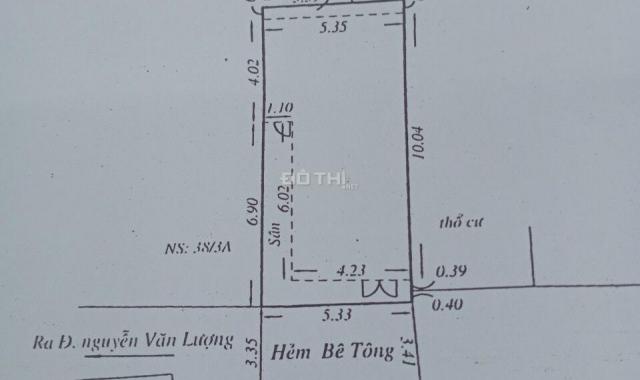 Bán nhà cấp 4 đường Thống Nhất, Phường 16, Gò Vấp, Hồ Chí Minh diện tích 61m2, giá 2.5 tỷ