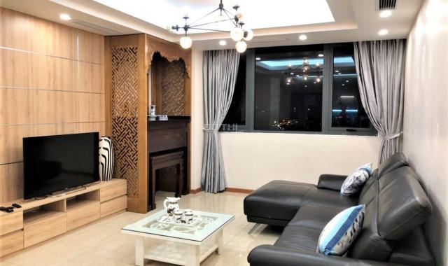 Cho thuê căn hộ chung cư 3 phòng ngủ đủ đồ tòa N03 T1 Ngoai Giao Đoàn, view hồ
