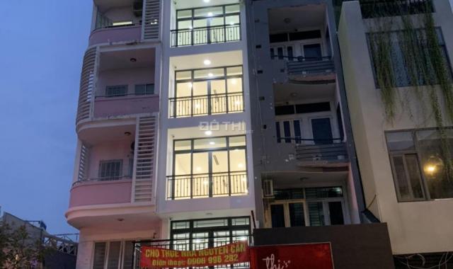 Cho thuê nhà mới xây 1 trệt 5 lầu 1 sân thượng mặt tiền 38 Trần Đình Xu Cô Giang Q1