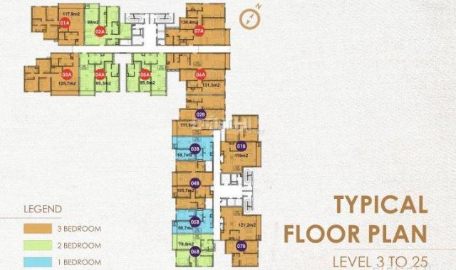 Bán duy nhất 1 căn 1PN, DT 58.7m2 tại E2 Yên Hòa (Chelsea Residences), ký trực tiếp CĐT