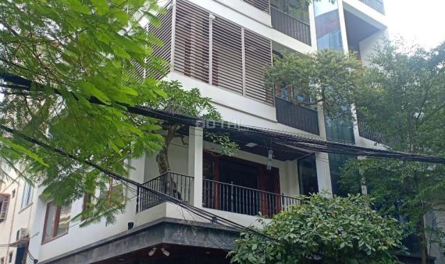Cho thuê nhà phố Huỳnh Thúc Kháng, Đống Đa 100m2x7T, thang máy, lô góc