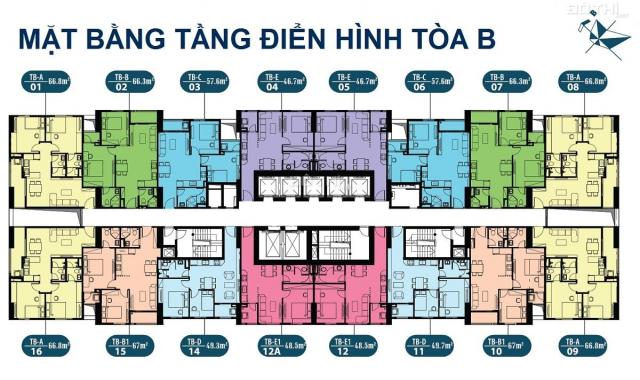 Bán căn hộ đầy đủ sổ tại CC Intracom Đông Anh, tầng 1808, DT 66.8m2, giá 24tr/m2: 0981129026
