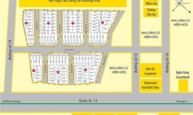 Bán gấp đất Thủ Đức, KDC Hưng Phú đường 12 Hiệp Bình Chánh, 68m2 xây tự do