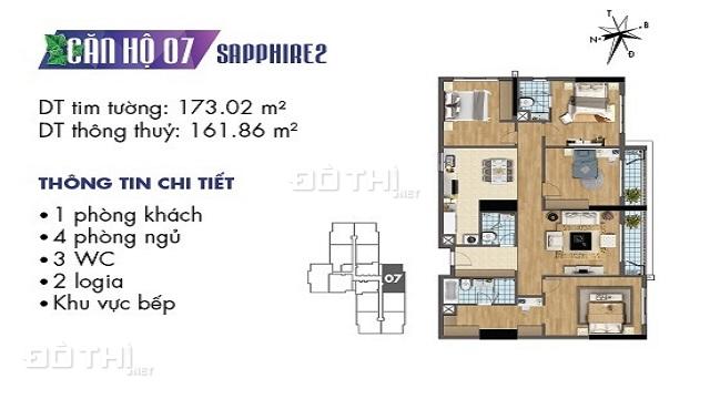 Goldmark City bán căn góc 4 ngủ 161,8m2. Trả chậm 3 năm miễn lãi, chỉ 1,483 tỷ nhận nhà