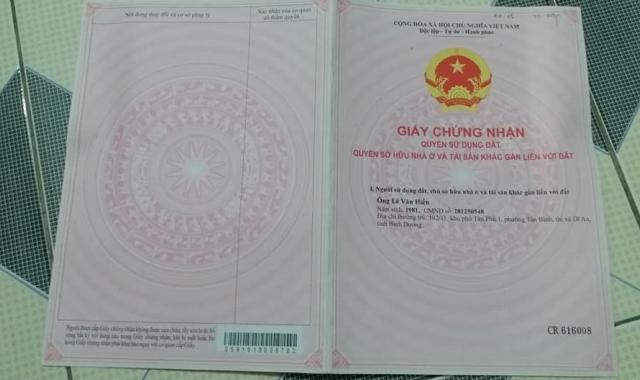 Tôi cần bán lô đất tại khu dân cư Hội Nghĩa, Tân Uyên, Bình Dương, LH 0973433371