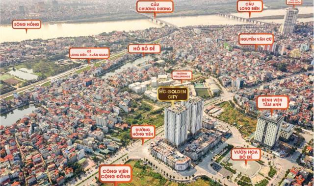 Còn duy nhất căn 2PN (71.4m2) ban công Đông Nam tầng ngoại giao dự án HC Golden City. CK 162 triệu