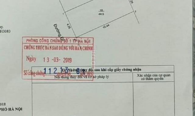 Bán đất phân lô Hoàng Quốc Việt - Cầu Giấy 45,2m2, MT 4,3m, chỉ 3,9 tỷ