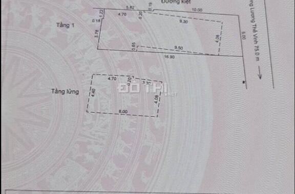 2 mặt tiền kiệt 3m đường Lương Thế Vinh, An Hải Đông, Sơn Trà, Đà Nẵng