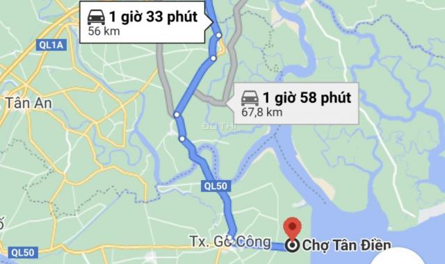 Kẹt tiền cần bán rất gấp đất nền 237m2 SHR xe tải tới đất gần biển Tân Điền, Gò Công Đông TG 470tr