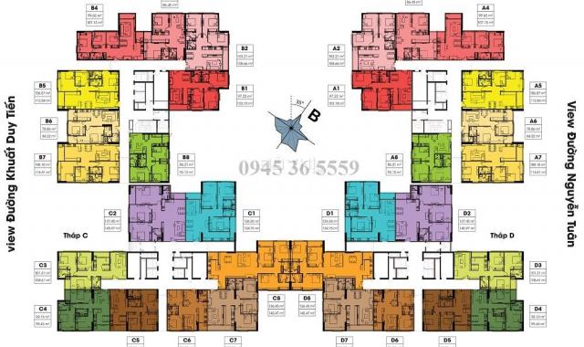 Cần tiền tết 2021 bán gấp căn hộ 904,dự án Việt Đức Complex, 39 Lê Văn Lương, DT: 92m2, 3 PN,góc