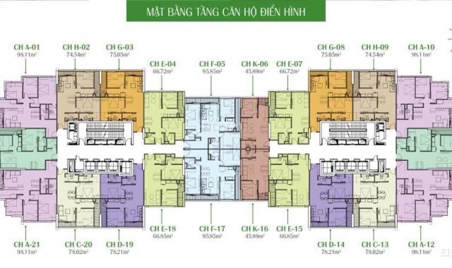 Bán căn hộ 3PN ban công ĐN chung cư Eco Dream, DT 98m2, nhận nhà ở ngay, giá 2,6 tỷ/căn