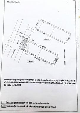 Bán gấp nhà mặt đường Cô Bắc (6m), Phú Nhuận, nhà đẹp, ở ngay giá 7,6 tỷ