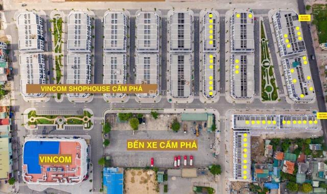 Bán gấp căn Platin Center shophouse Cẩm Phả, đã xây dựng xong có sổ đỏ, vị trí lô đẹp