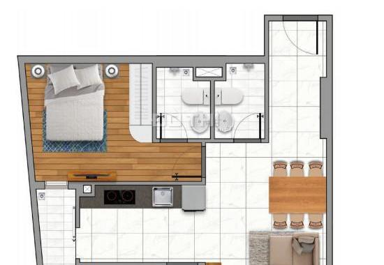 Căn hộ 2 phòng ngủ 64m2 đặc biệt 2 ban công, hướng Đông Nam, giá 1 tỷ 5 ở liền 2021