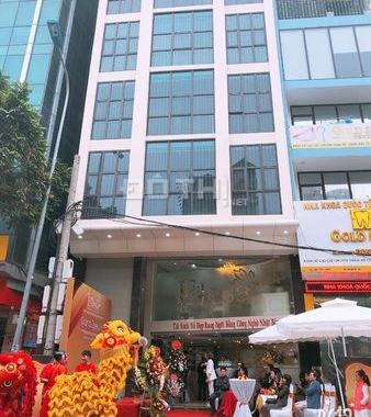 Cho thuê nhà phố Yên Lãng, 80m2 x 7 tầng, thang máy, thông sàn, mặt tiền 8.5m (thoáng sáng)