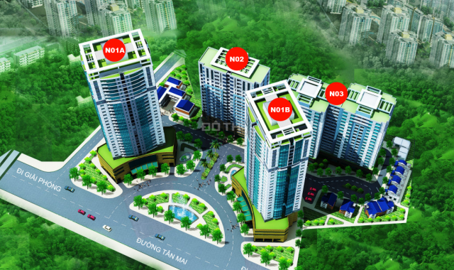 Rẻ: Bán nhanh các căn hộ thấp tầng, toà nhà N01B, chung cư K35 Tân Mai, giá chỉ 26 triệu/m2