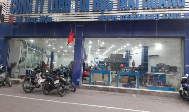 Cho thuê nhà phố Hồ Tùng Mậu 100m2 xây 3 tầng, mặt tiền 10m, thông sàn, vỉa hè rộng nhất phố