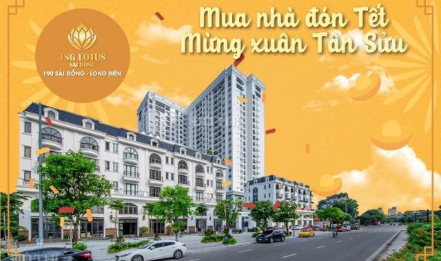 Chuyển nhượng những căn ngoại giao giá tốt nhất dự án TSG Lotus Sài Đồng, 25,3tr/m2, miễn phí DV