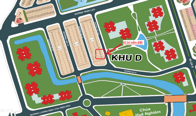 Bán đất An Phú An Khánh khu D gần cầu thủ thiêm nền LK3 (100m2) 180 triệu/m2