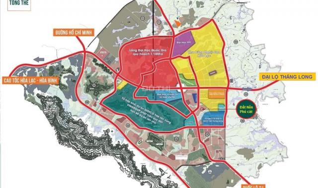 Bán đất TĐC Vai Réo DT 100m2 (MT 6.5m nở hậu) giá 1.9 tỷ - Giáp lưng khu CNC và đô thị VinGroup