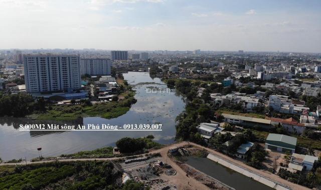 Bán 8.088m2 view sông làm nhà hàng - Biệt thự An Phú Đông Q12 rẻ 2021