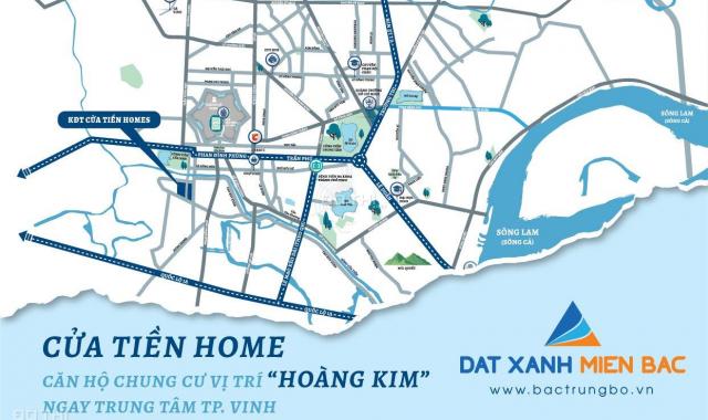 Bán căn hộ chung cư tại dự án Cửa Tiền Home, Vinh, Nghệ An diện tích 60m2, giá 700 triệu